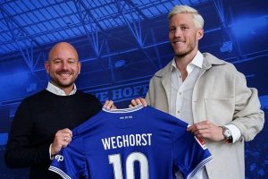Weghorst nhận được sự tin tưởng và mặc chiếc áo đấu số 10 tại TSG Hoffenheim